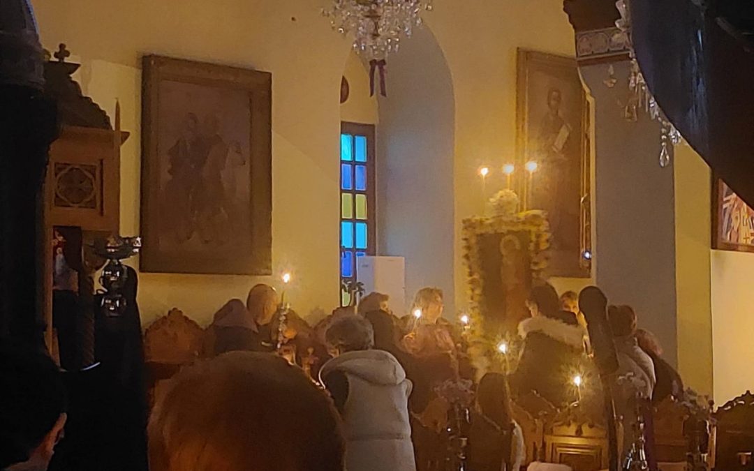 ΚΥΡΙΑΚΗ ΤΩΝ ΒΑΪΩΝ ΚΑΙ Ο ΟΡΘΡΟΣ ΤΗΣ ΜΕΓΑΛΗΣ ΔΕΥΤΕΡΑΣ ΣΤΗΝ ΚΟΙΜΗΣΗ ΤΗΣ ΘΕΟΤΟΚΟΥ ΑΔΑΜΑΝΤΟΣ