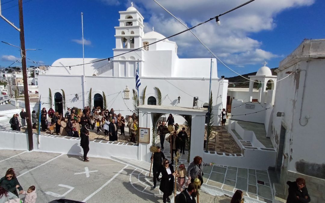 ΚΥΡΙΑΚΗ ΤΩΝ ΒΑΪΩΝ ΚΑΙ Ο ΟΡΘΡΟΣ ΤΗΣ ΜΕΓΑΛΗΣ ΔΕΥΤΕΡΑΣ ΣΤΟΝ ΑΓ. ΓΕΩΡΓΙΟ Π. ΤΡΙΟΒΑΣΑΛΟΥ