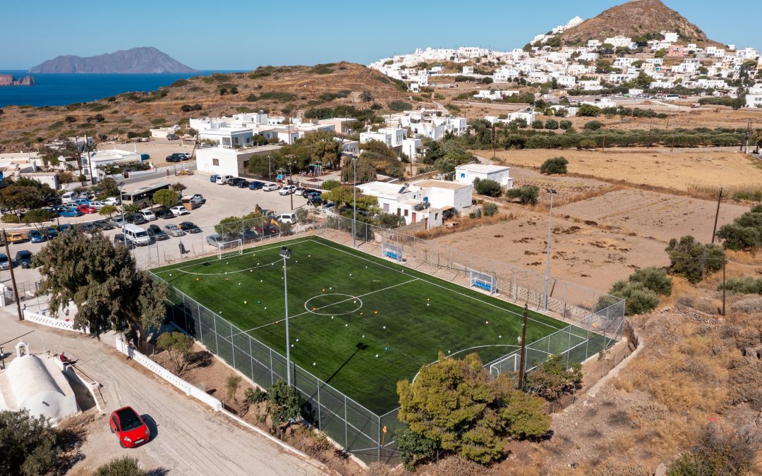 Εγκαίνια του νέου γηπέδου Τρυπητής