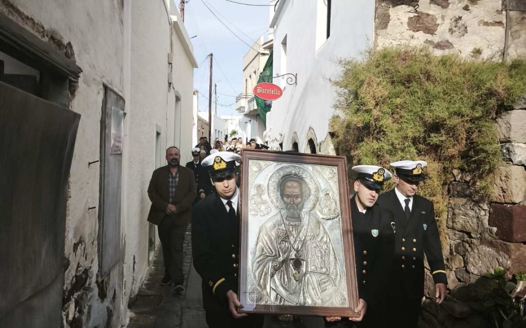 ΠΕΡΙΛΑΜΠΡΟΣ ΕΟΡΤΑΣΜΟΣ ΤΟΥ ΑΓΙΟΥ ΝΙΚΟΛΑΟΥ ΣΤΗΝ ΤΡΥΠΗΤΗ ΜΗΛΟΥ